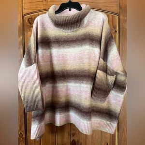 LOFT Ladies cowl neck sweater. XL